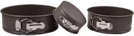BERGNER Kuchenformenset Baking lovers schwarz Stahl