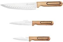 BERGNER Multifunktionsmesser-Set CHARCOAL silber