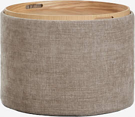 Berkeleni Runder Gepolsterter Couchtisch Mit