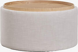 Berkeleni Runder Gepolsterter Couchtisch Mit