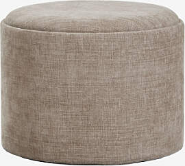Berkeleni Runder Gepolsterter Pouf Mit Tablett Und 