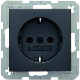 Berker Schuko-Steckd.anth/matt 47431606
