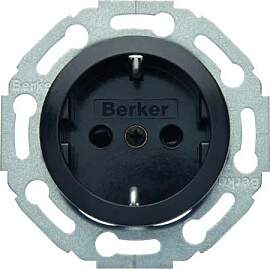BERKER Schuko-Steckdose schwarz 414521