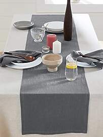 Berklan Leinen Tischläufer 40 x 180 cm für