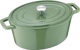 Berndes Bräter B.iron 6L mit Deckel - 31x24 cm -