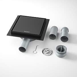 Bernkot Bodenablauf Dusche Edelstahl,15cm 2in1