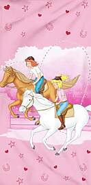 BERONAGE Bibi und Tina Kinder Badetuch 75 cm x 150 