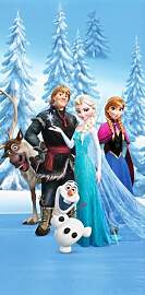 BERONAGE Frozen die Eiskönigin Badetuch Sven 75 x 