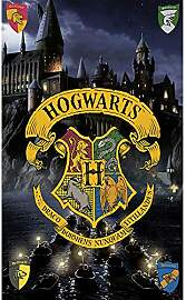 BERONAGE Harry Potter Badetuch Hogwarts 75cm x