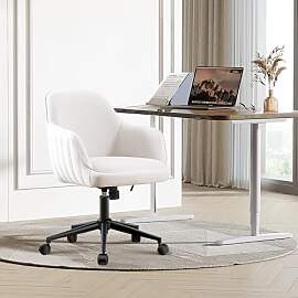 BERYTH Bürostuhl Homeoffice Samt