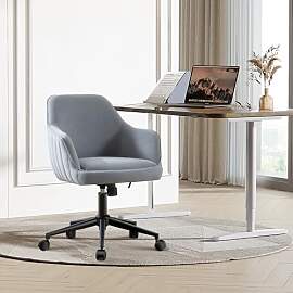 BERYTH Bürostuhl Homeoffice Samt