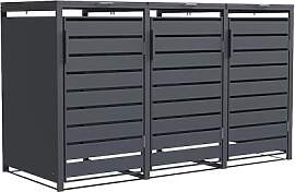 BESPACE Mülltonnenbox 3er Valto mit
