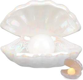 BESPORTBLE Muschel Perle Licht Akzent Lampe