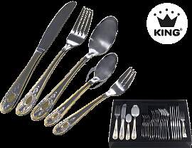 Besteck-Set KING "»VIERAILLA GOLD«",