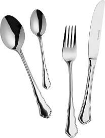 Besteck-Set MULEX "Chippendale", silber