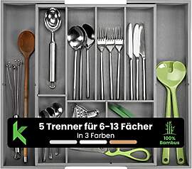 Besteckkasten für Schubladen aus hochwertigem