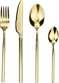 Besteckset Shine aus Edelstahl, 24-teilig