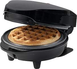 Bestron Mini-Waffeleisen für klassische Waffeln,