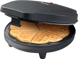 Bestron Waffeleisen für klassische Herzwaffeln,