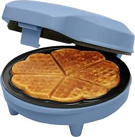 Bestron Waffeleisen für klassische Herzwaffeln,