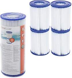 Bestway 4 Stück Filter Kartuschen für Pool