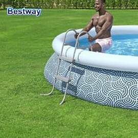 Bestway 58430 Flowclear Poolleiter, 84 cm, Grau