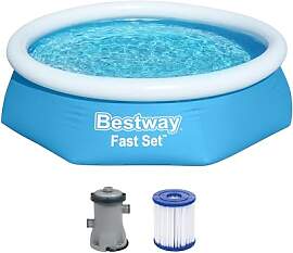 Bestway Fast Set Aufstellpool-Set mit Filterpumpe
