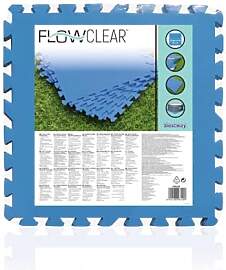 Bestway Flowclear Pool-Bodenschutzfliesen-Set, 9