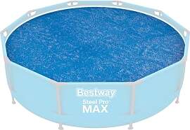 Bestway PE-Solarabdeckplane Ø 289 cm, blau, rund