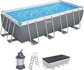 Bestway Power Steel Frame Pool Komplett-Set mit