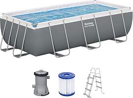 Bestway Power Steel Frame Pool Set mit Filterpumpe 