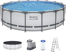 Bestway Steel Pro MAX Frame Pool Komplett-Set mit