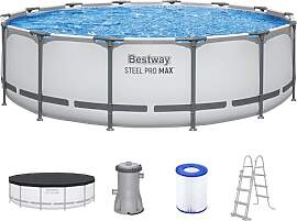 Bestway Steel Pro MAX Frame Pool Komplett-Set mit
