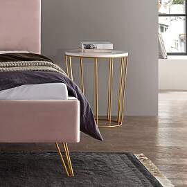 Bett-Beistelltisch Marfasia  H 52cm