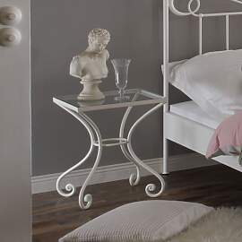 Bett-Beistelltisch Petit Paris Metall H 50cm