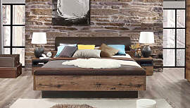 Bett FORTE "Jacky, Belastbarkeit 250 kg,