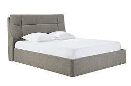 Bett mit Stauraum 2 Personen 160x200 cm in