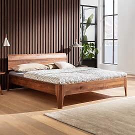 Bett Oles Nussbaum Massivholz