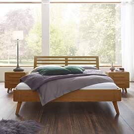 Bett Santa Rosa Eiche Massivholz