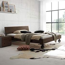 Bett Santo Wildeiche Massivholz