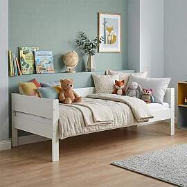 Bett Tacora Buche teilmassiv mit Lattenrost 90x200 