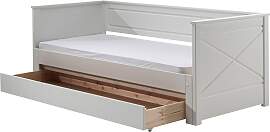 Bett VIPACK "Vipack Pino", weiß,