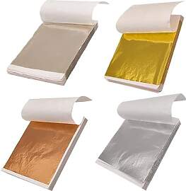 BetterJonny 400 Blatt Imitation Blattgold