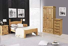Bettgestell MÖBILIA, beige (natur, natur, natur), 