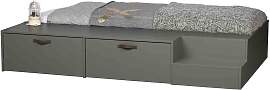 Bettgestell Stage 80x200 cm Kiefernholz, modern,