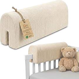 Bettkantenschutz für Kinderbetten Cordstoff 50 cm 