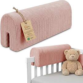 Bettkantenschutz für Kinderbetten Cordstoff 90 cm 