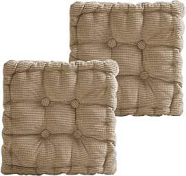 Bettschlange Sitzkissen, Bodenkissen, 2er Set