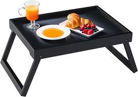 Betttablett Tisch mit klappbaren Beinen, Bambus