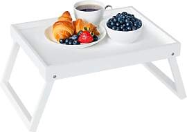 Betttablett Tisch mit klappbaren Beinen, Bambus